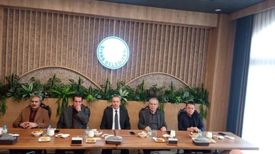 Sivas'ta gazeteciler arasında kardeşlik