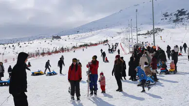 Sivas Yıldız Dağı Doldu Taştı