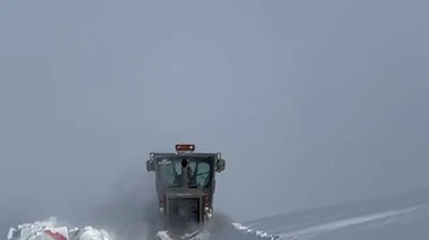 Sivas'ta Yağan Kar ulaşımı Aksattı