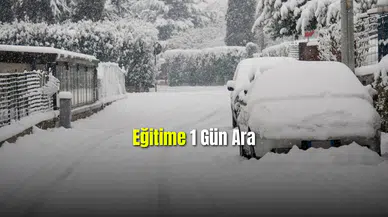 Sivas'ta Yoğun Kar Yağışı Nedeniyle Okullar Tatil Edildi