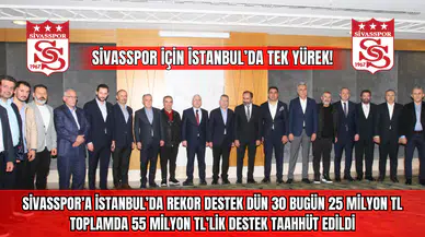 Sivasspor İçin İstanbul’da Tek Yürek!