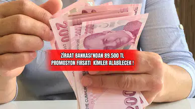 Ziraat Bankası'ndan 89.500 TL Promosyon Fırsatı! Kimler Alabilecek !