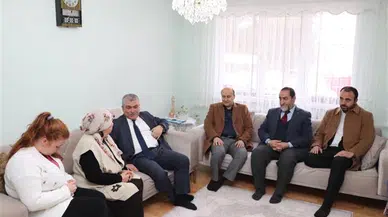 Müftü Altunkaya'dan şehit ailesine vefa ziyareti