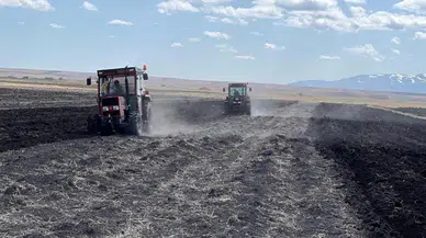 Çiftçiler mesaiye başladı