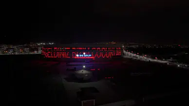 Sivas 4 Eylül Stadı milli maça hazır! "Hoş geldiniz bizim çocuklar"