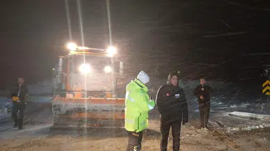 Kar ve soğukta mahsur kaldılar