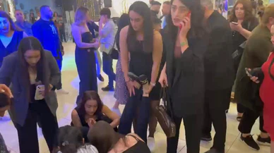 Deprem Anında Düğün Salonunda Korkuya Yenik Düşen Kadın Bayıldı