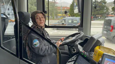 Otobüs şoförlüğüne kadınca dokunuş