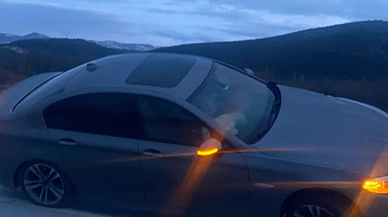 Buzlanan yolda aşırı hız kazayı kaçınılmaz kıldı