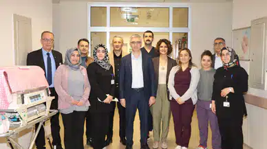 Hastanede çalışanlar da hastalar da unutulmadı