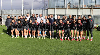 Kadın A Milli Takımı Sivas'ta maç hazırlıklarına başladı