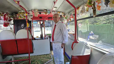 Bu otobüs sanki oyuncak galerisi