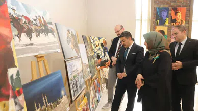 Genç Ressamlardan Yürekleri Isıtan Mezuniyet Sergisi