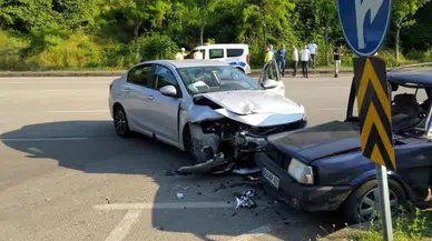 Bir anda fırladı! Kaza saniye saniye kaydedildi