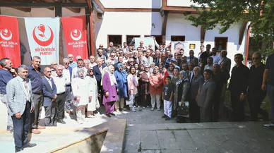 Başkan Uzun Abdiağa Konağı’nda partililerle buluştu