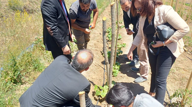 Sivas'ta o üniversite çiftçilerle buluştu