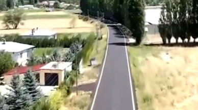 Sivas'ta 14 köy 16 kilometrelik asfaltla buluştu...