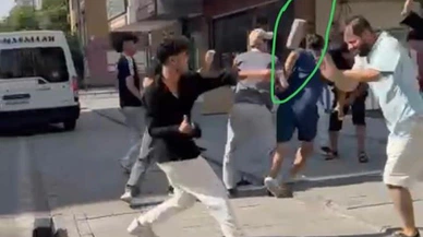 Kaldırım taşıyla hasmını bayılttı!