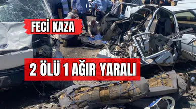 Feci Kaza 2 Ölü 1 Ağır Yaralı