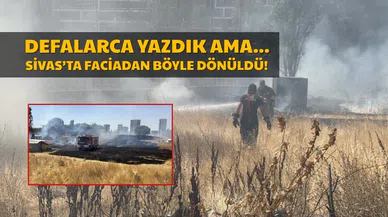 Sivas'taki O Araziden Dumanlar Yükseldi!