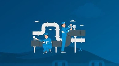 Sivas’ta o bölgedeki çelik boru hattı çalışmaları tamamlandı