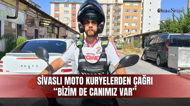 Sivaslı moto kuryelerden çağrı: Bizim de canımız var