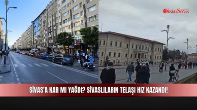Sivas'a Kar Mı Yağdı? Sivaslıların Telaşı Hız Kazandı!