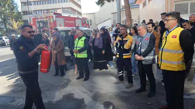 Sivas Devlet Hastanesi’nde gerçekçi senaryo: Deprem ve yangın