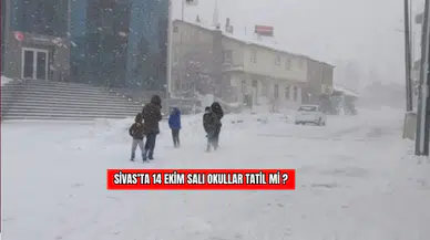 Sivas’ta 14 Ekim Salı Okullar Tatil Mi?