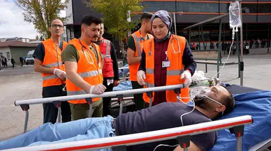 Sivas Cumhuriyet Üniversitesi Hastanesi’nden kritik tatbikat