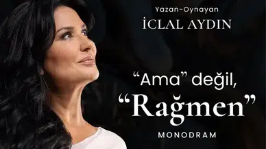 Sivas'ta İclal Aydın’dan tek kişilik tiyatro sürprizi