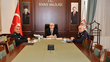 Sivas’tan katılım: Yerlikaya Başkanlığında Güvenlik değerlendirmesi