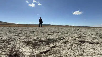 Bir zamanlar kuş cennetiydi… Gölet tamamen kurudu