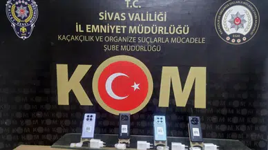 Sivas’ta kaçak tütün ve elektronik eşya operasyonu: 5 şüpheli yakalandı