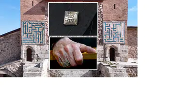 Sivas Çifte Minareli Medrese’nden ilham alınan rozetler