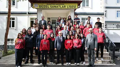 Sivas Valisi Şimşek’ten Güzel Sanatlar’a ziyaret