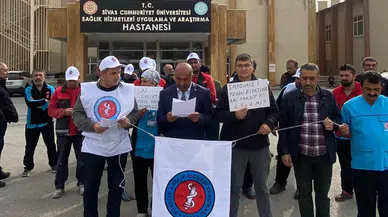 Sivas Cumhuriyet Üniversitesi işçileri ayakta! Alın terimiz gecikemez!