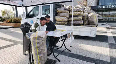 Sivas'ta Ar-Ge ile geliştirilen patatesler satışta