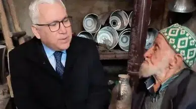 Sivas Valisi'nden Divriği'nin en sıcak insanına ziyaret