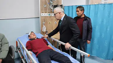 Sivas Valisi Hastaneye Gitti, Doktorlardan Bilgi Aldı