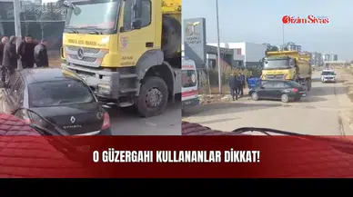 O Güzergahı Kullananlar Dikkat! Bir Anlık Dikkatsizlik...
