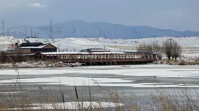 Sivas’ta Soğuk Derinleşti, Hafik Gölü Kısmen Dondu