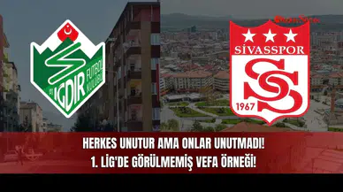 Herkes Unutur Ama Onlar Unutmadı! 1. Lig'de Görülmemiş Vefa Örneği!