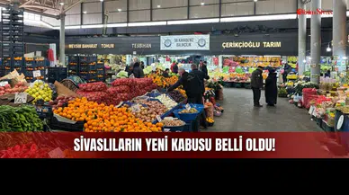 Tezgahlara Bakıp Geçiyorlar! Sivaslıların Yeni Kabusu Belli Oldu!