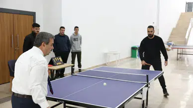 Sivas Bilim Üniversitesi'nde masa tenisi heyecanı