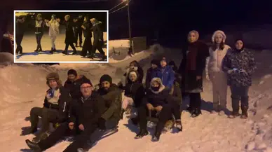 Sivas'a gurbetçiler tatil için geldiler, kışın tadını çıkarıyorlar