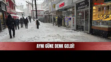 Sivas'ta Kar, Soğuk ve Karneler Aynı Güne Denk Geldi