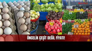 Sivas'ta Tezgahlar Rengarenk Ama Poşetler Boş! Vatandaş Çeşide Değil Gramaja Bakıyor!