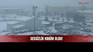 SCÜ Kampüsünde Kar ve Tipinin Etkisiyle Sessizlik Hakim Oldu!