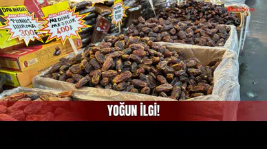 Sivas'ta Ramazan Ayı Alışveriş Listelerinin Baş Tacı Hurmaya İlgi!